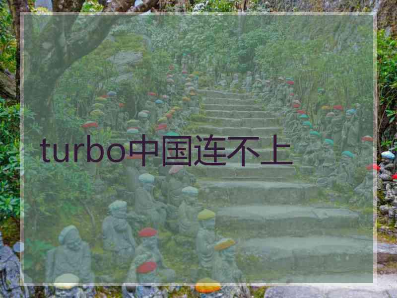 turbo中国连不上